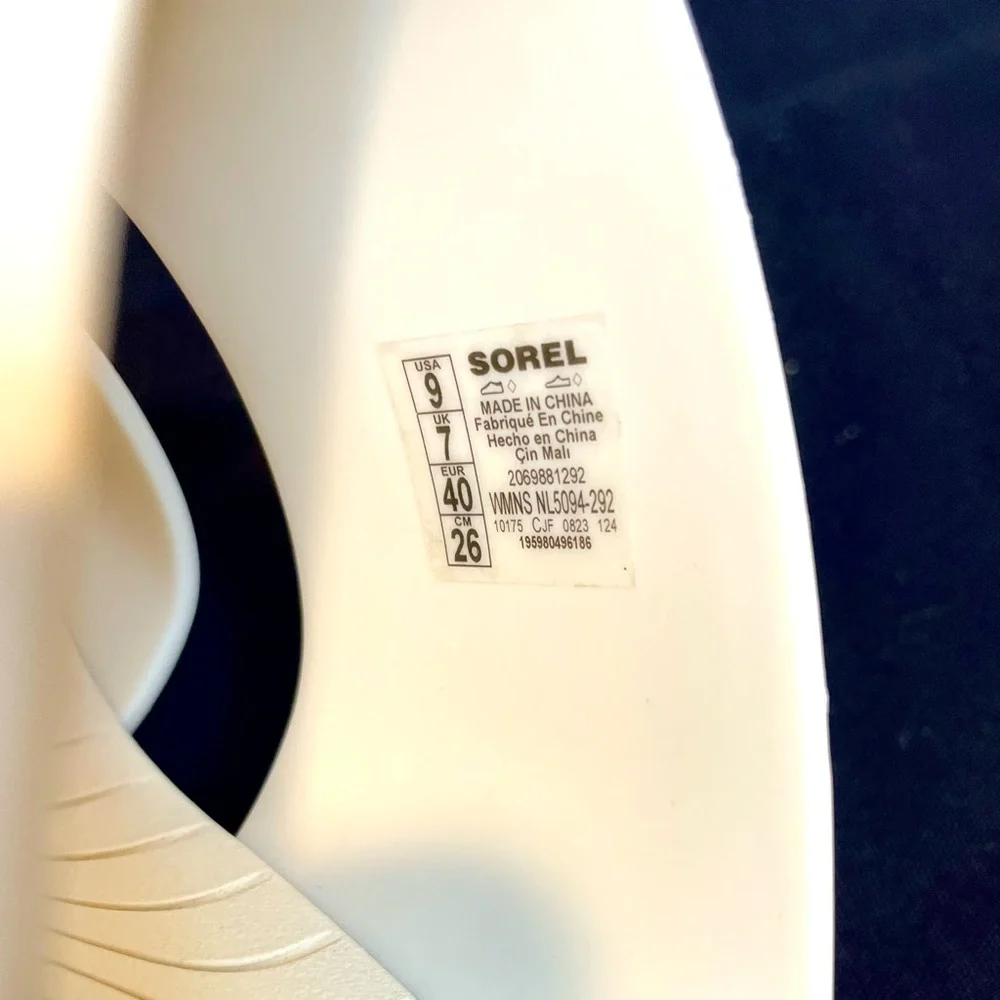 Sorel Sandal Honey White/Sea Salt, Ona Streetworks Slide Heel Women’s Size 9 - Picture 9 of 15